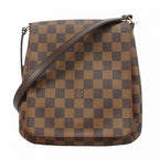 Louis Vuitton Shoulder Bag Damier Musette Tango Long Strap Ebene