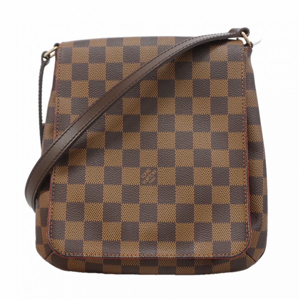 Louis Vuitton Shoulder Bag Damier Musette Tango Long Strap Ebene