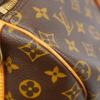 Louis Vuitton Boston Bag Monogram Keepall Bandouliere 55 Brown — view 8