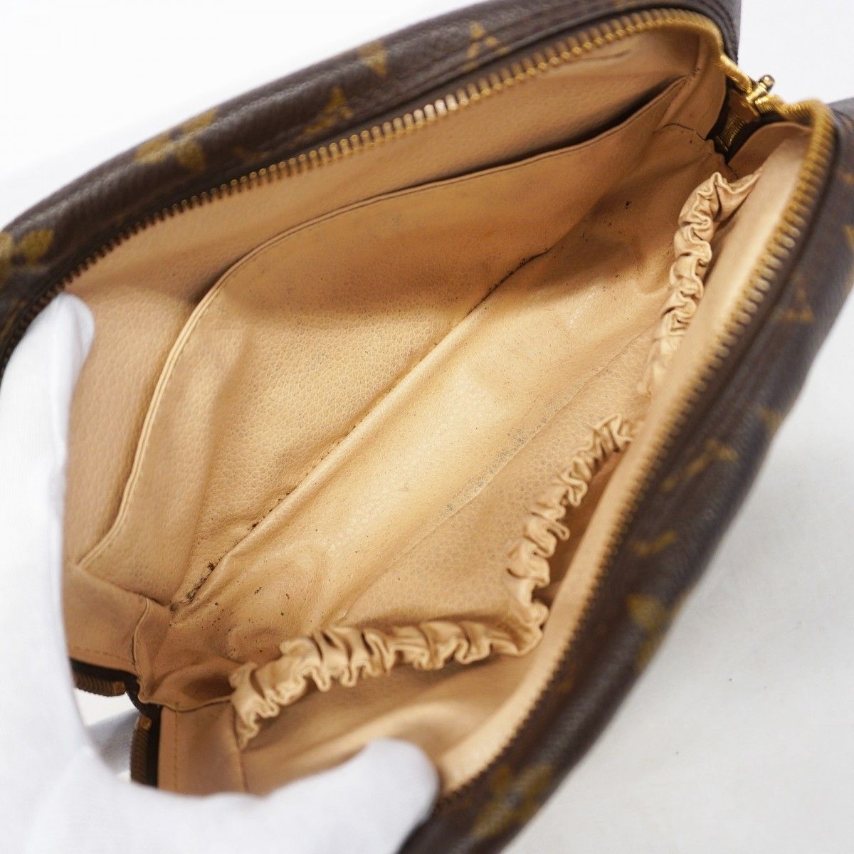 Louis Vuitton Pouch Monogram Trousse Toilette 23 Brown — view 4