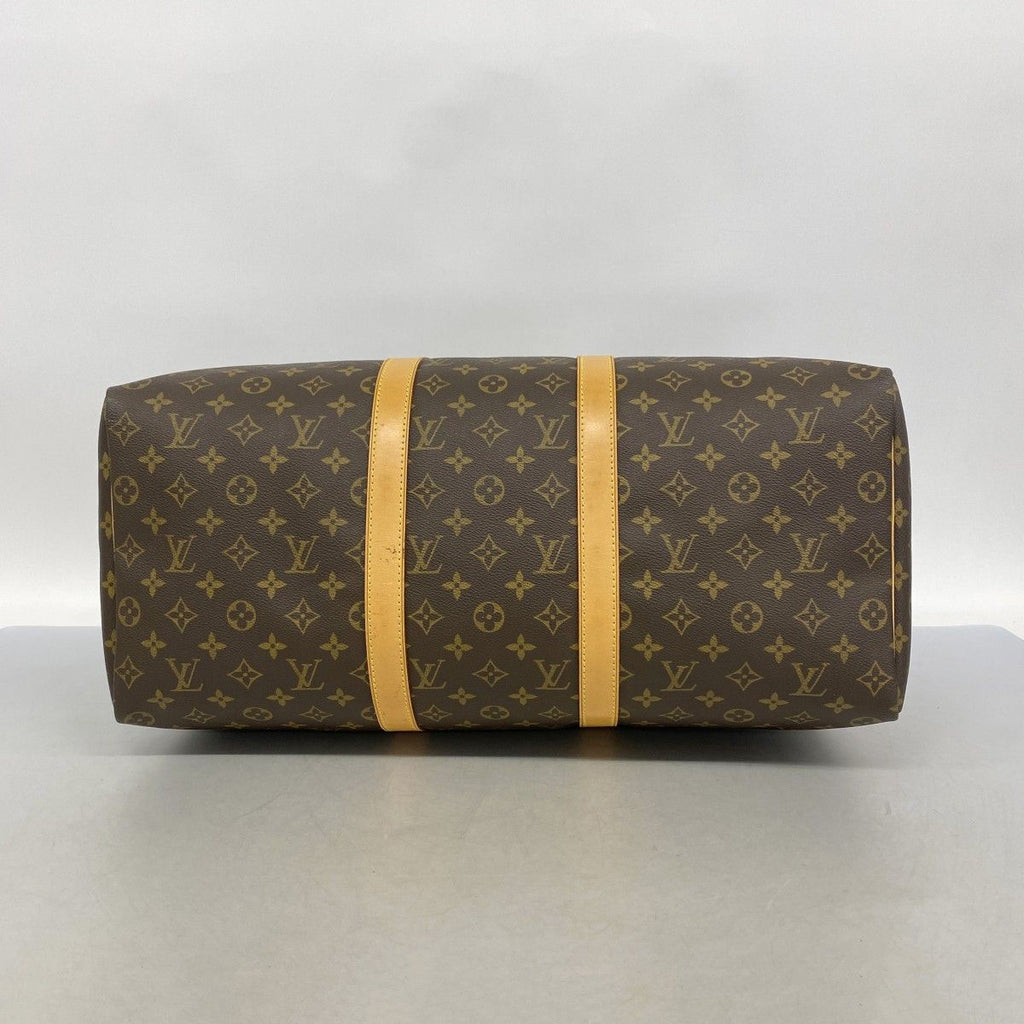 Louis Vuitton Boston Bag Monogram Keepall 50 Brown — view 3