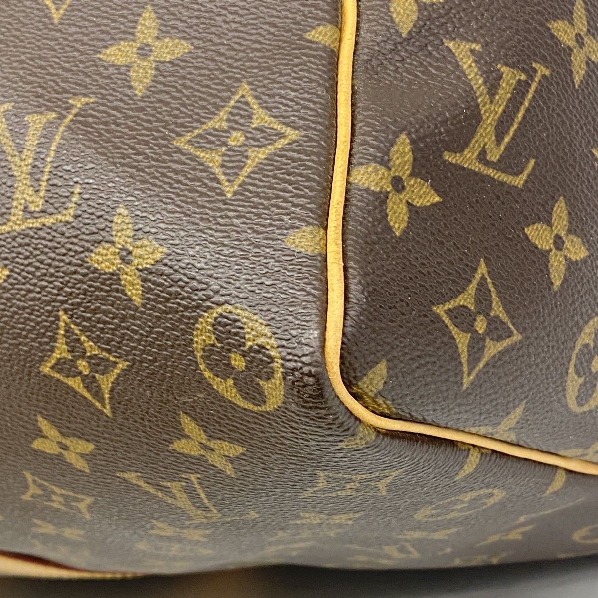 Louis Vuitton Boston Bag Monogram Keepall 50 Brown — view 6