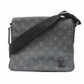 Louis Vuitton Shoulder Bag Monogram Eclipse District PM Black