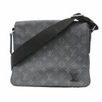 Louis Vuitton Shoulder Bag Monogram Eclipse District PM Black