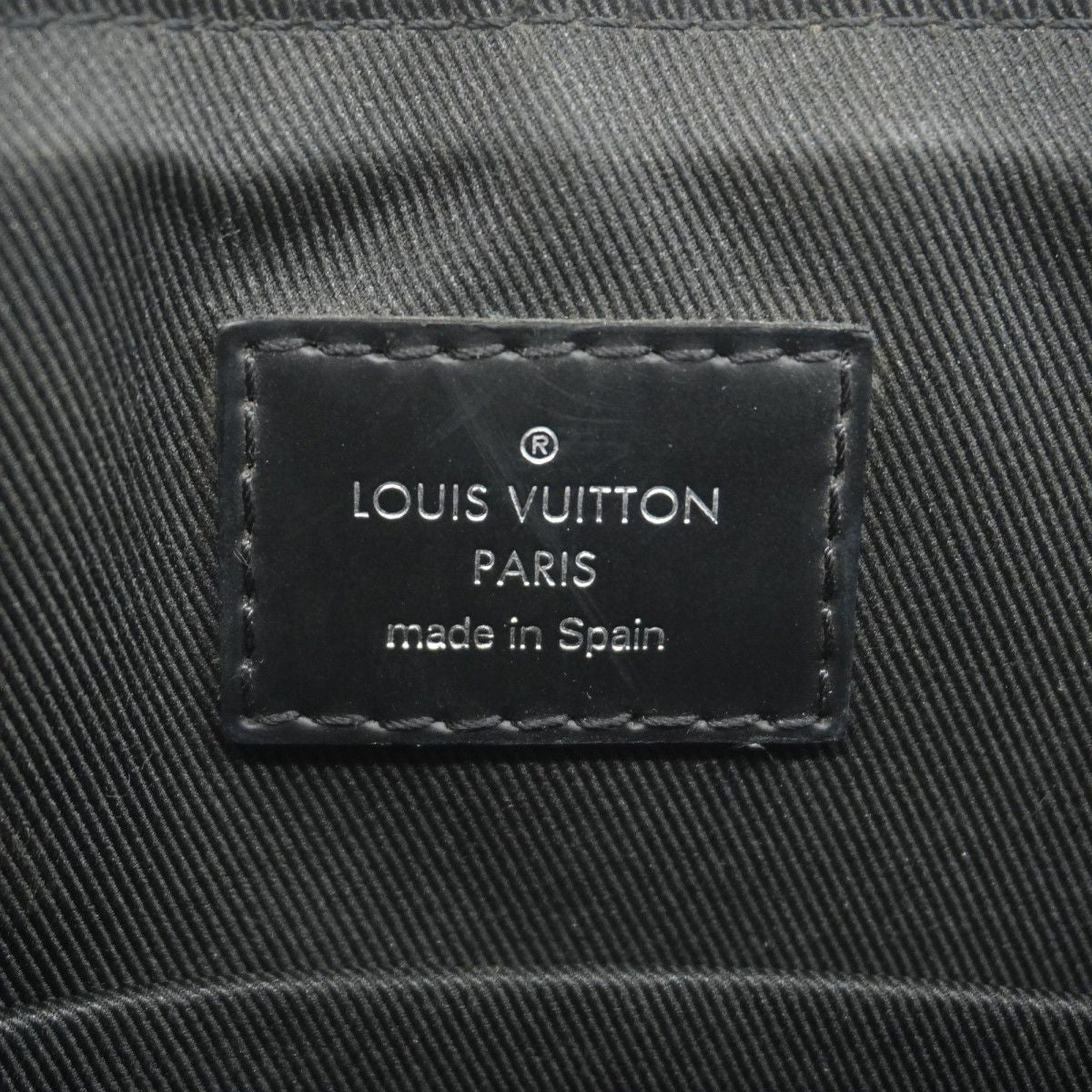 Louis Vuitton Shoulder Bag Monogram Eclipse District PM Black — view 5