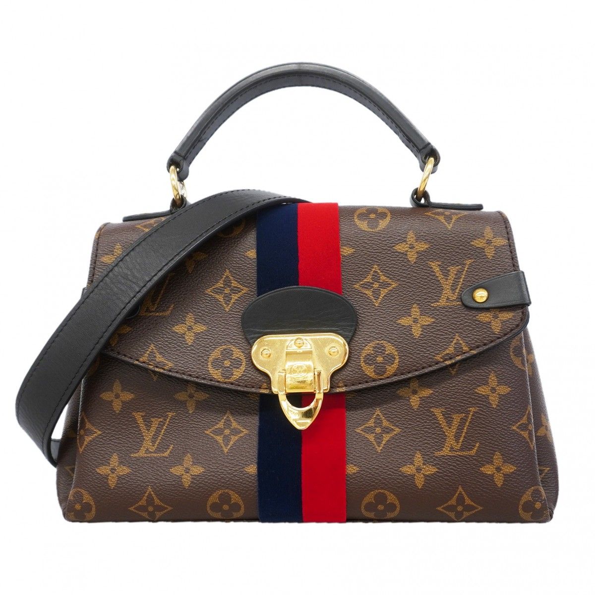 Louis Vuitton Handbag Monogram Georges BB Brown 2-Way