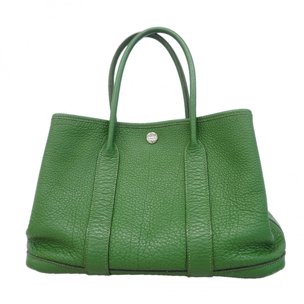 Hermes Tote Garden Party TPM Negonda Bamboo Silver