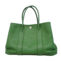 Hermes Tote Garden Party TPM Negonda Bamboo Silver