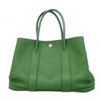 Hermes Tote Garden Party TPM Negonda Bamboo Silver