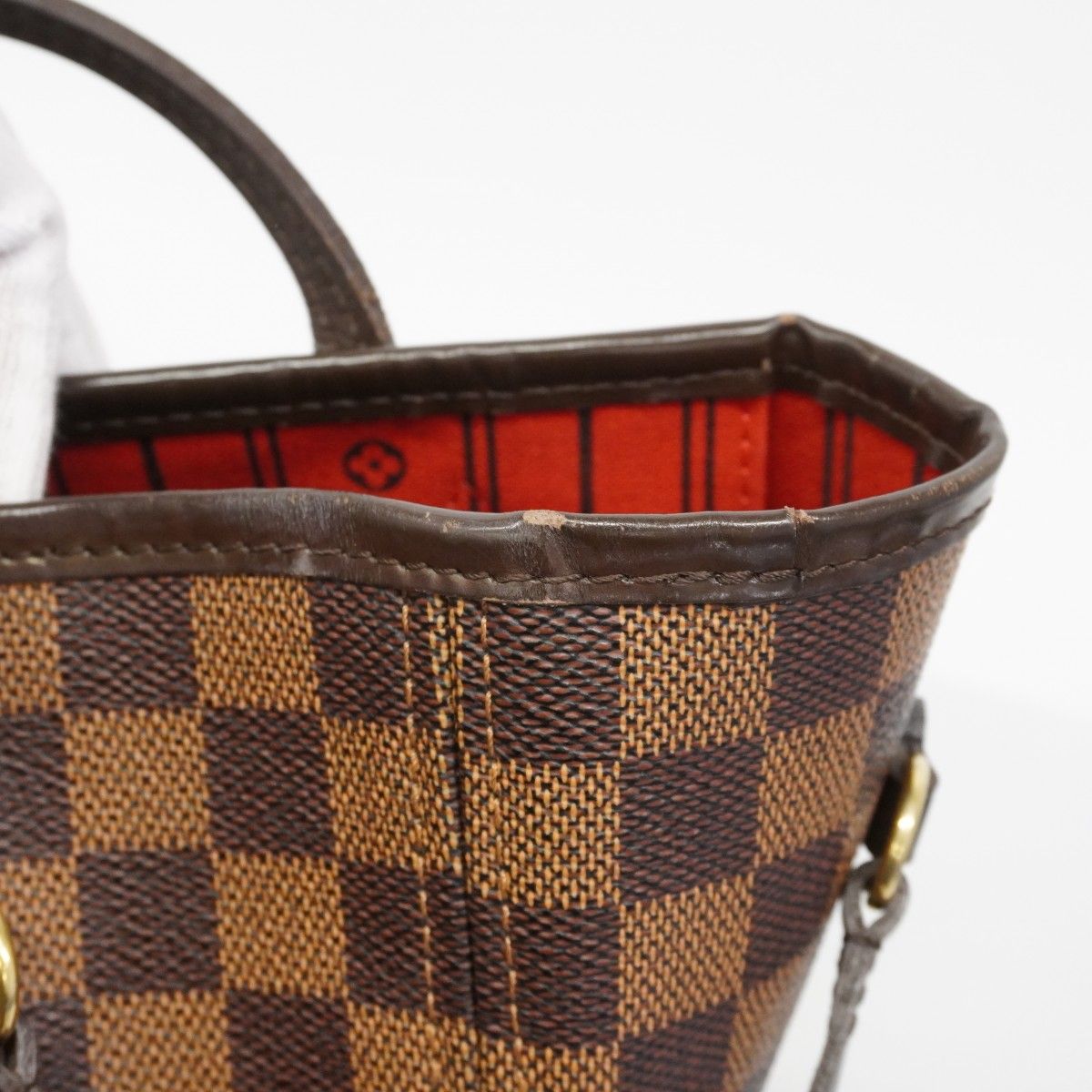 Louis Vuitton Tote Damier Never Full MM Ebene — view 6