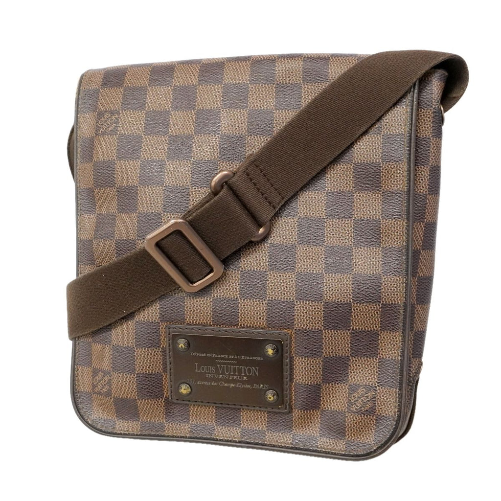 Louis Vuitton Shoulder Bag Damier Brooklyn PM Ebene