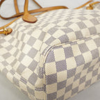 Louis Vuitton Tote Damier Azur Neverfull PM White — view 7