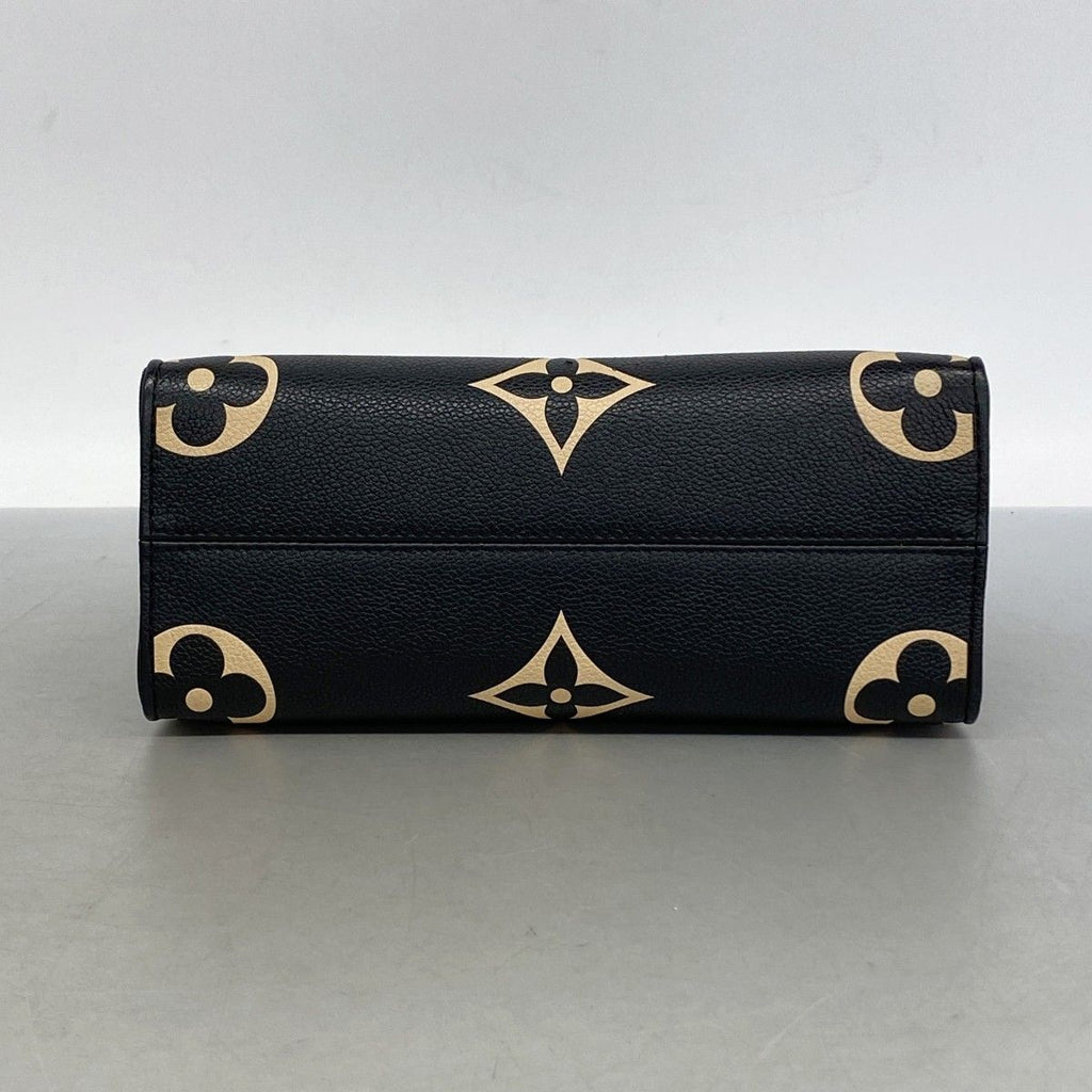 Louis Vuitton Handbag Monogram Empreinte On The Go PM Black Beige 2-Way — view 3