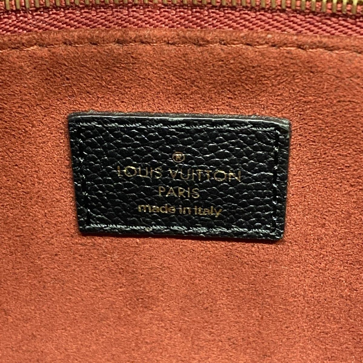 Louis Vuitton Handbag Monogram Empreinte On The Go PM Black Beige 2-Way — view 5