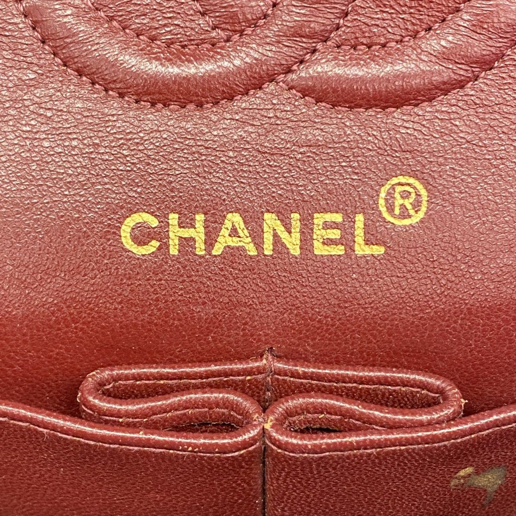 Chanel Shoulder Bag Quilted Lambskin Black Gold — view 5