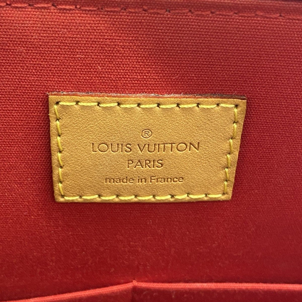 Louis Vuitton Handbag Vernis Alma PM Cerise 2-Way — view 5