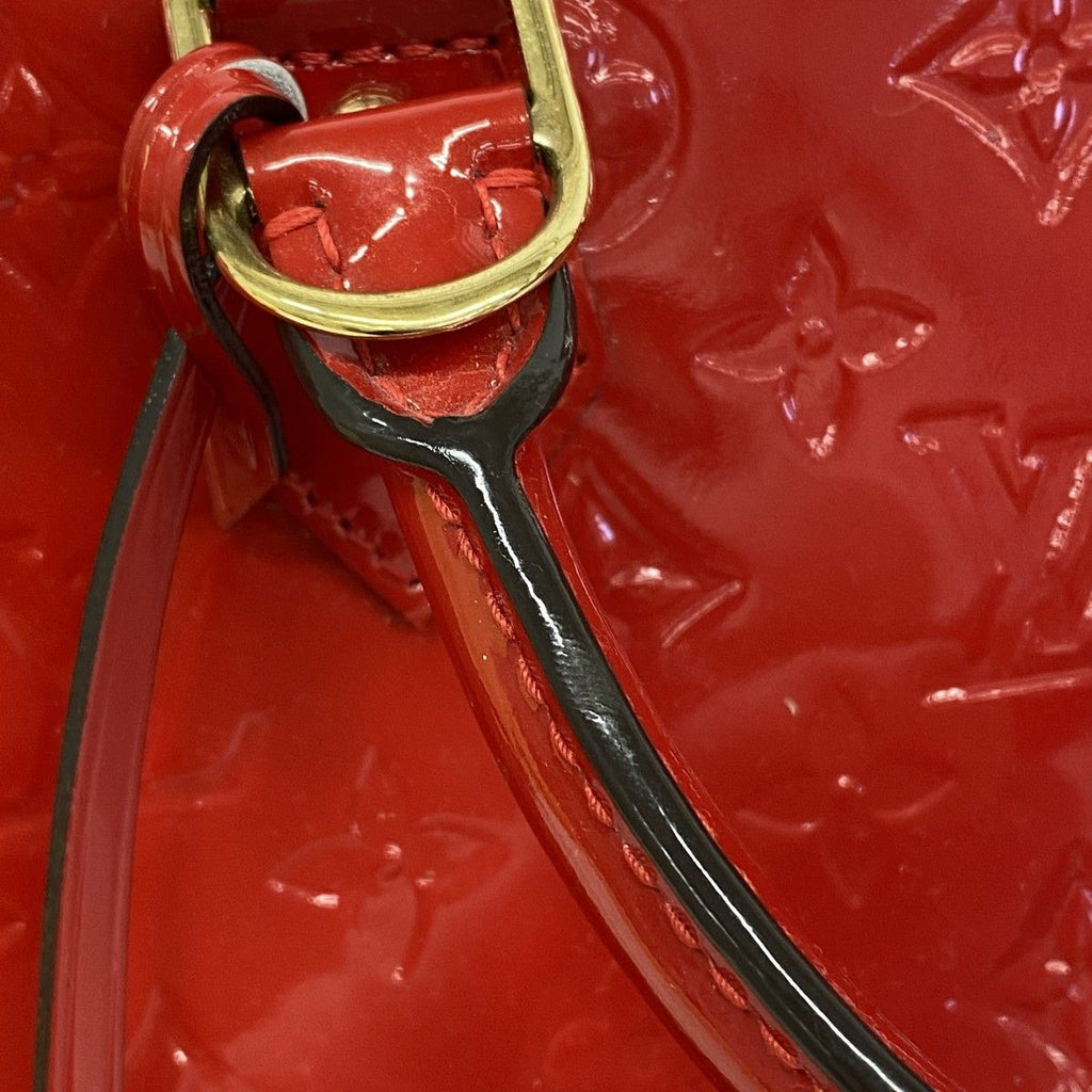 Louis Vuitton Handbag Vernis Alma PM Cerise 2-Way — view 7