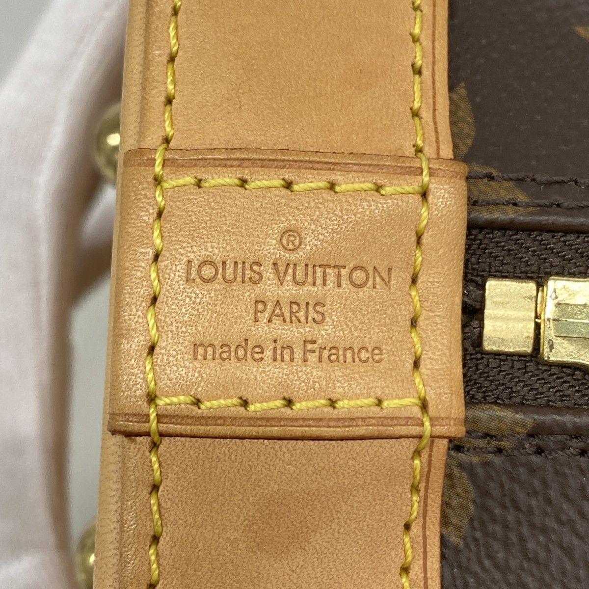 Louis Vuitton Handbag Monogram Alma BB Brown 2-Way — view 5