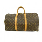 Louis Vuitton Boston Bag Monogram Keepall 50 Brown
