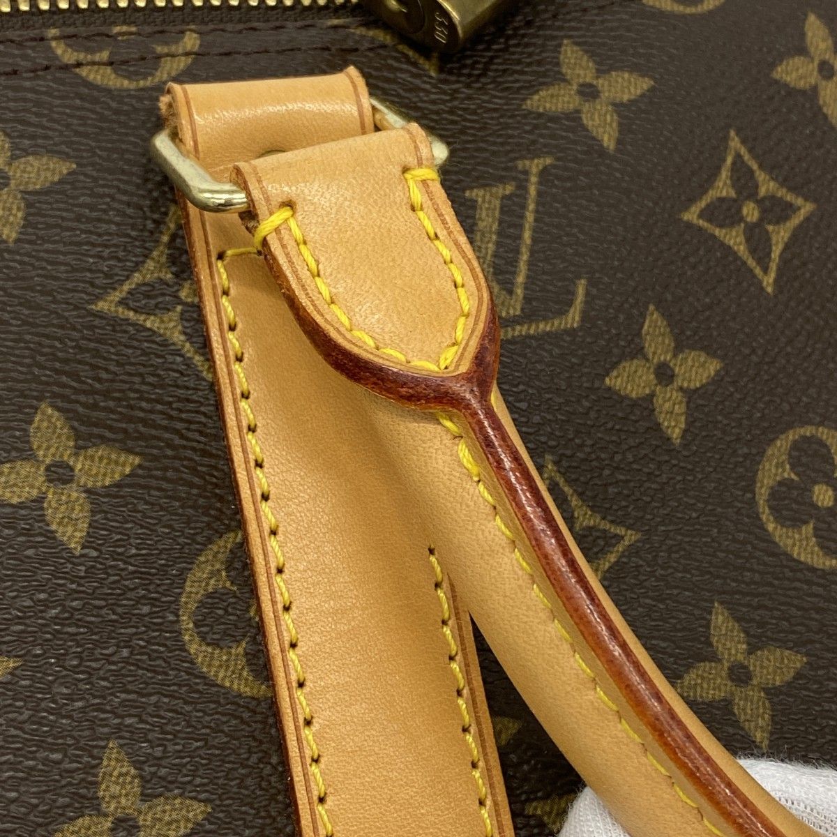 Louis Vuitton Boston Bag Monogram Keepall 50 Brown — view 8
