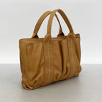 Hermes Handbag Caravan Horizontal PM Leather Brown Silver 2-Way — view 2