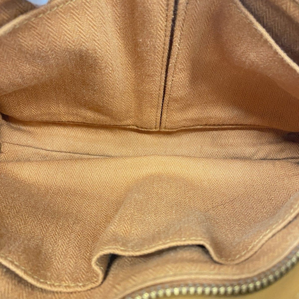 Hermes Handbag Caravan Horizontal PM Leather Brown Silver 2-Way — view 4