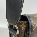 Louis Vuitton Shoulder Bag Monogram Macassar District MM Brown — view 8