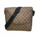 Louis Vuitton Shoulder Bag Monogram Macassar District MM Brown