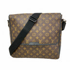 Louis Vuitton Shoulder Bag Monogram Macassar District MM Brown