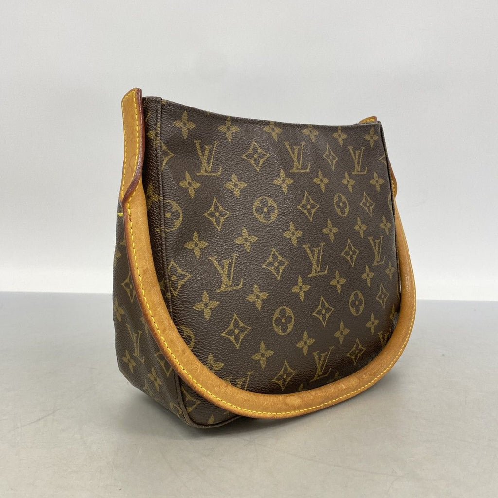 Louis Vuitton Shoulder Bag Monogram Looping MM Brown — view 2