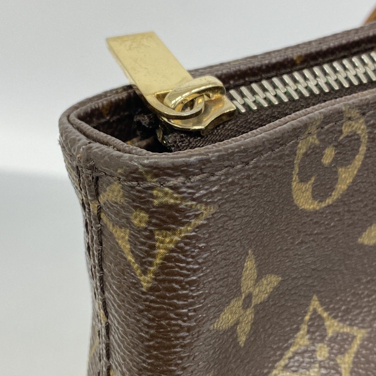 Louis Vuitton Tote Monogram Cabas Mezzo Brown — view 7
