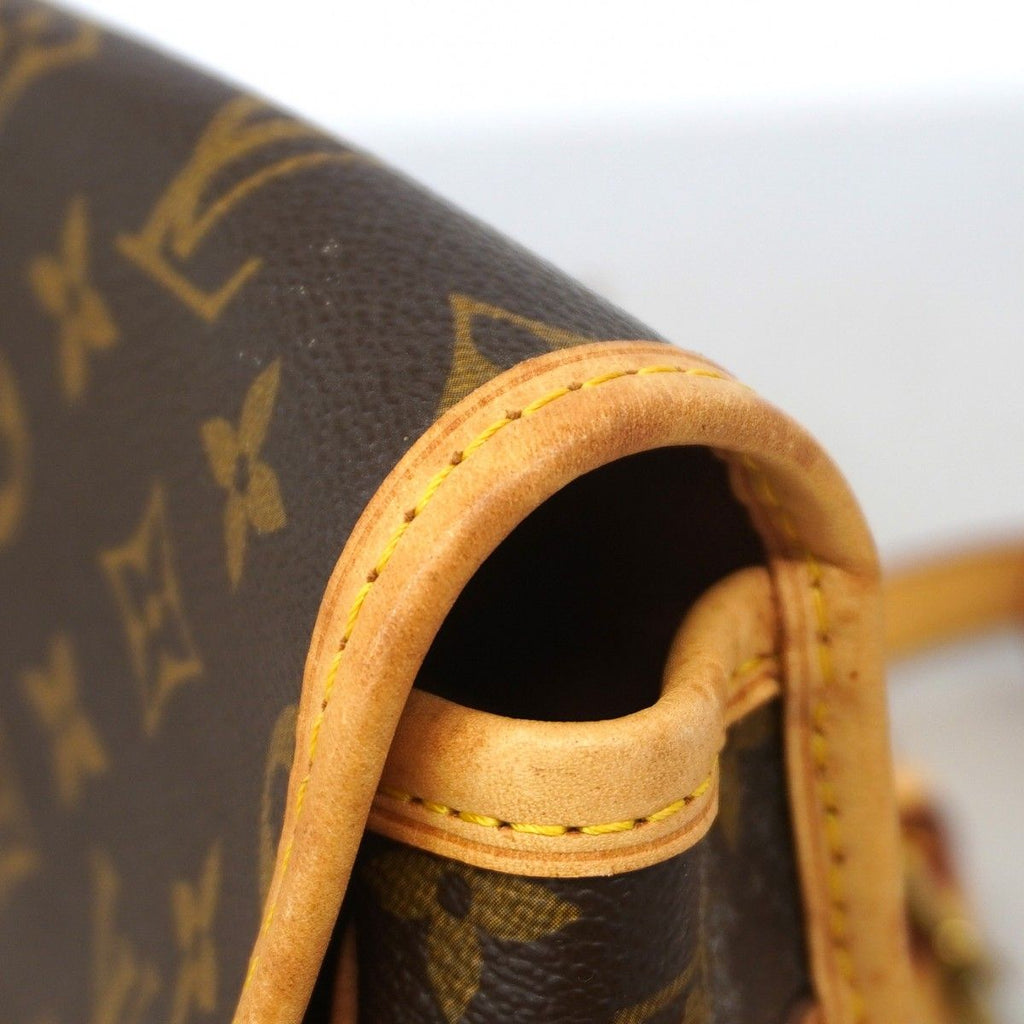 Louis Vuitton Shoulder Bag Monogram Sologne Brown — view 7