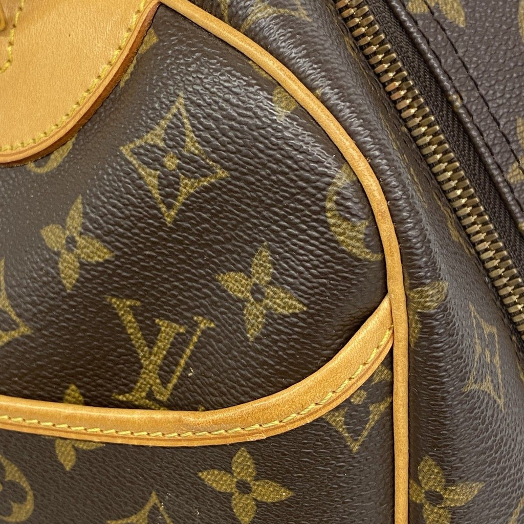 Louis Vuitton Handbag Monogram Deauville Brown — view 6