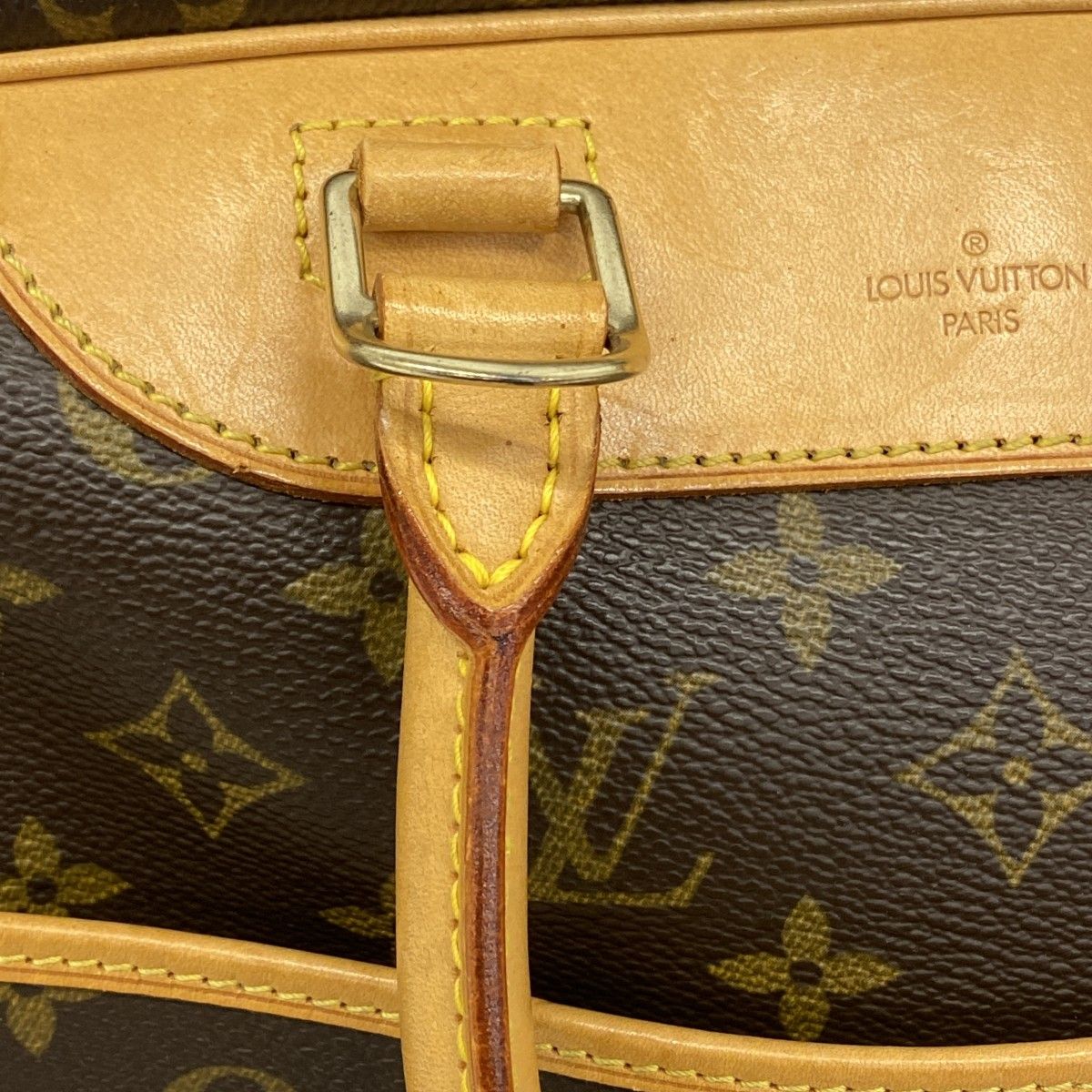 Louis Vuitton Handbag Monogram Deauville Brown — view 7