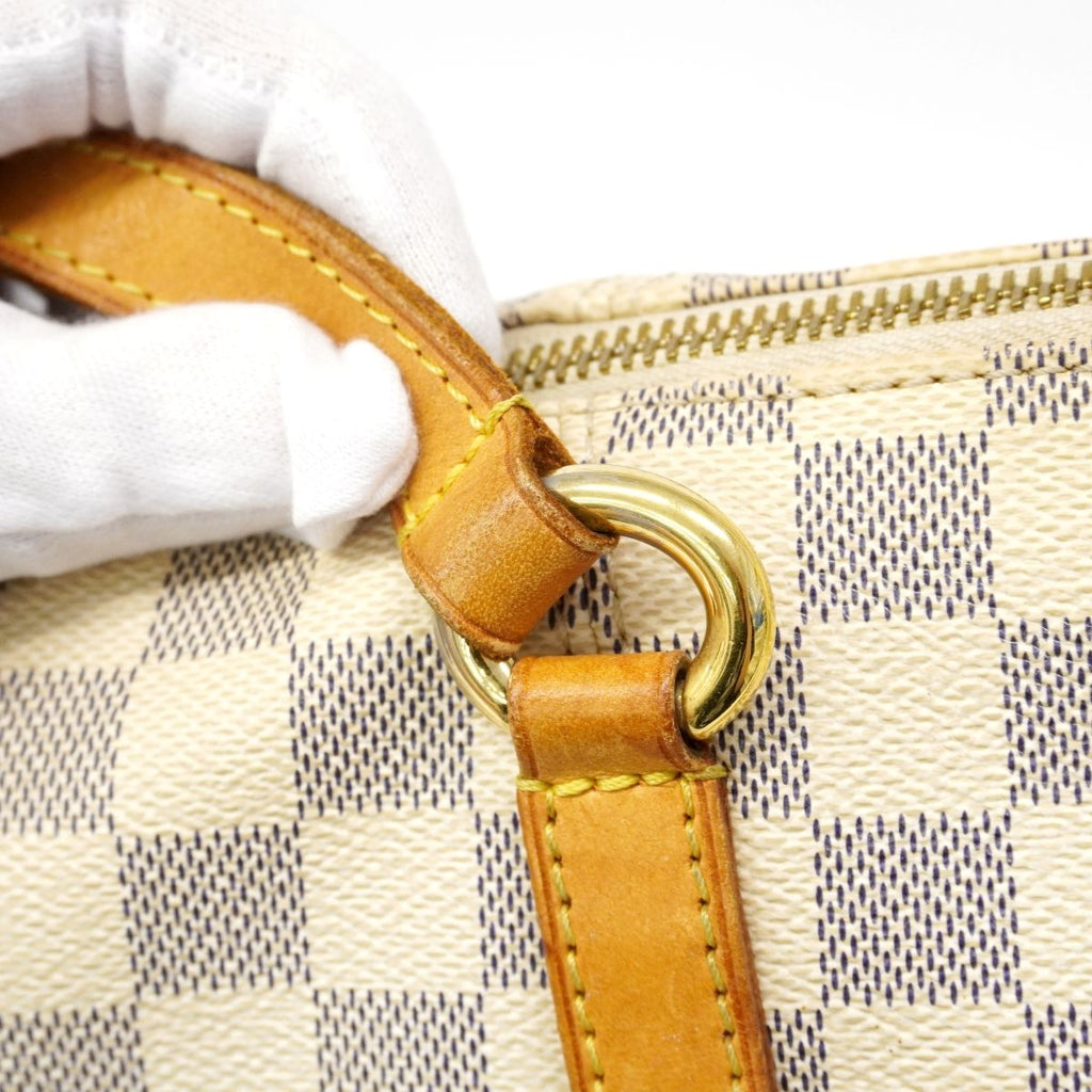 Louis Vuitton Tote Damier Azur Totally PM White — view 8