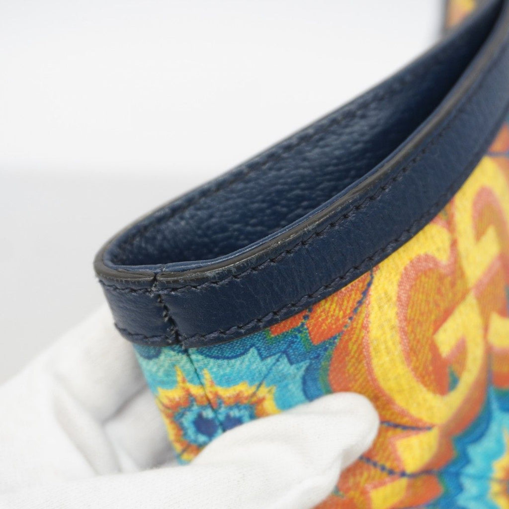 Gucci Tote Kaleidoscope Yellow Navy Gold — view 7