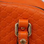Gucci Handbag Micro Guccissima Leather Orange Champagne Gold 2-Way — view 7