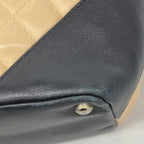 Chanel Tote Cambon Lambskin Brown Black Silver — view 8
