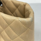 Chanel Tote Cambon Lambskin Brown Black Silver — view 7