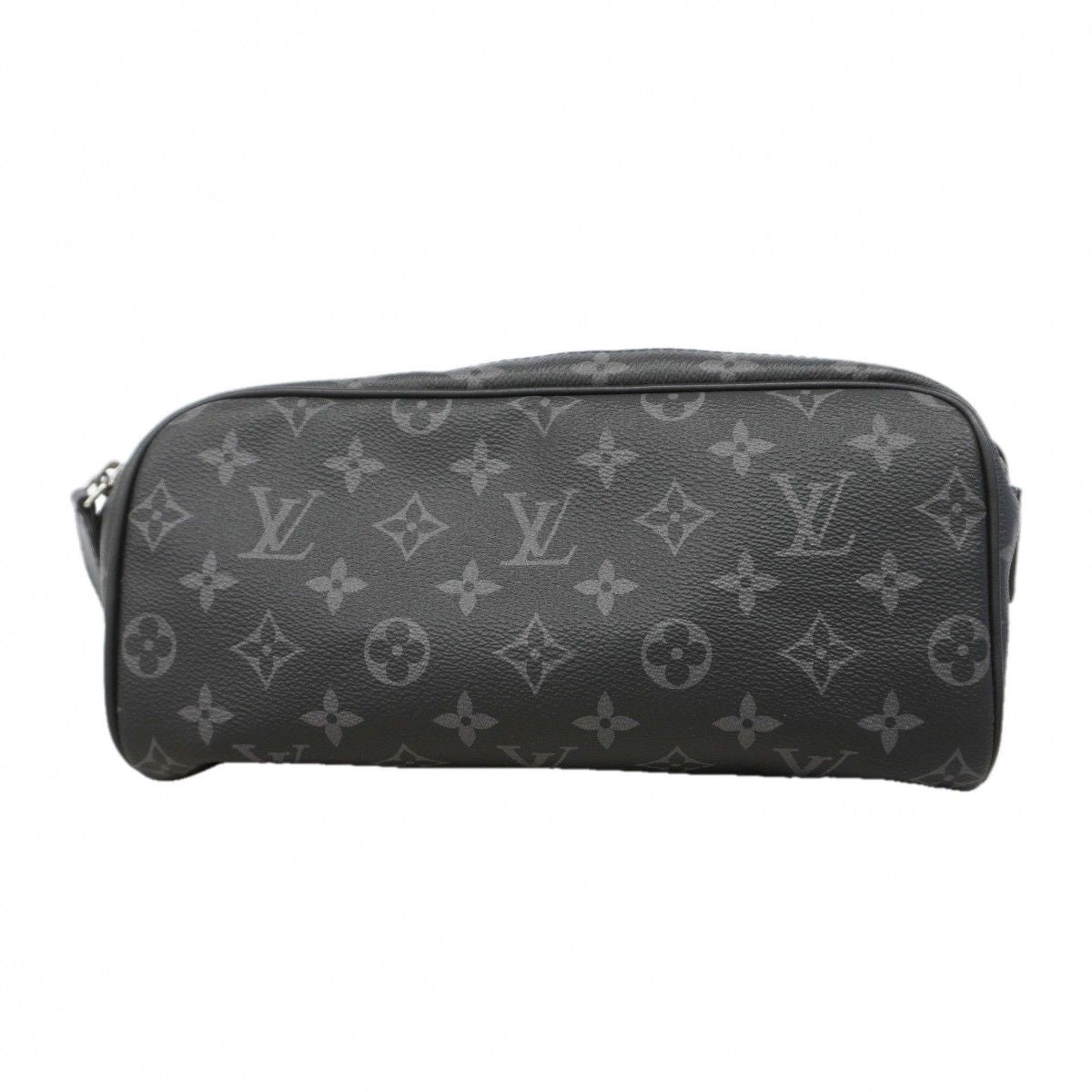 Louis Vuitton Handbag Monogram Eclipse Dopp Kit Black