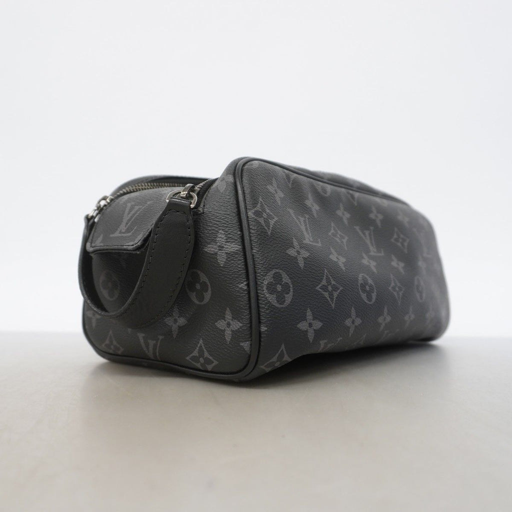 Louis Vuitton Handbag Monogram Eclipse Dopp Kit Black — view 2