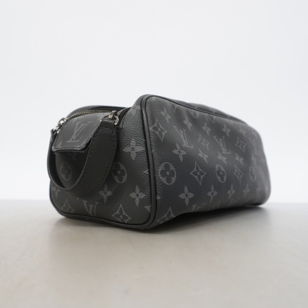 Louis Vuitton Handbag Monogram Eclipse Dopp Kit Black — view 2