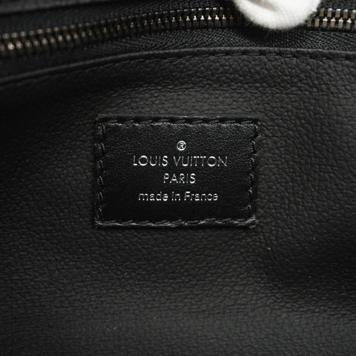 Louis Vuitton Handbag Monogram Eclipse Dopp Kit Black — view 5