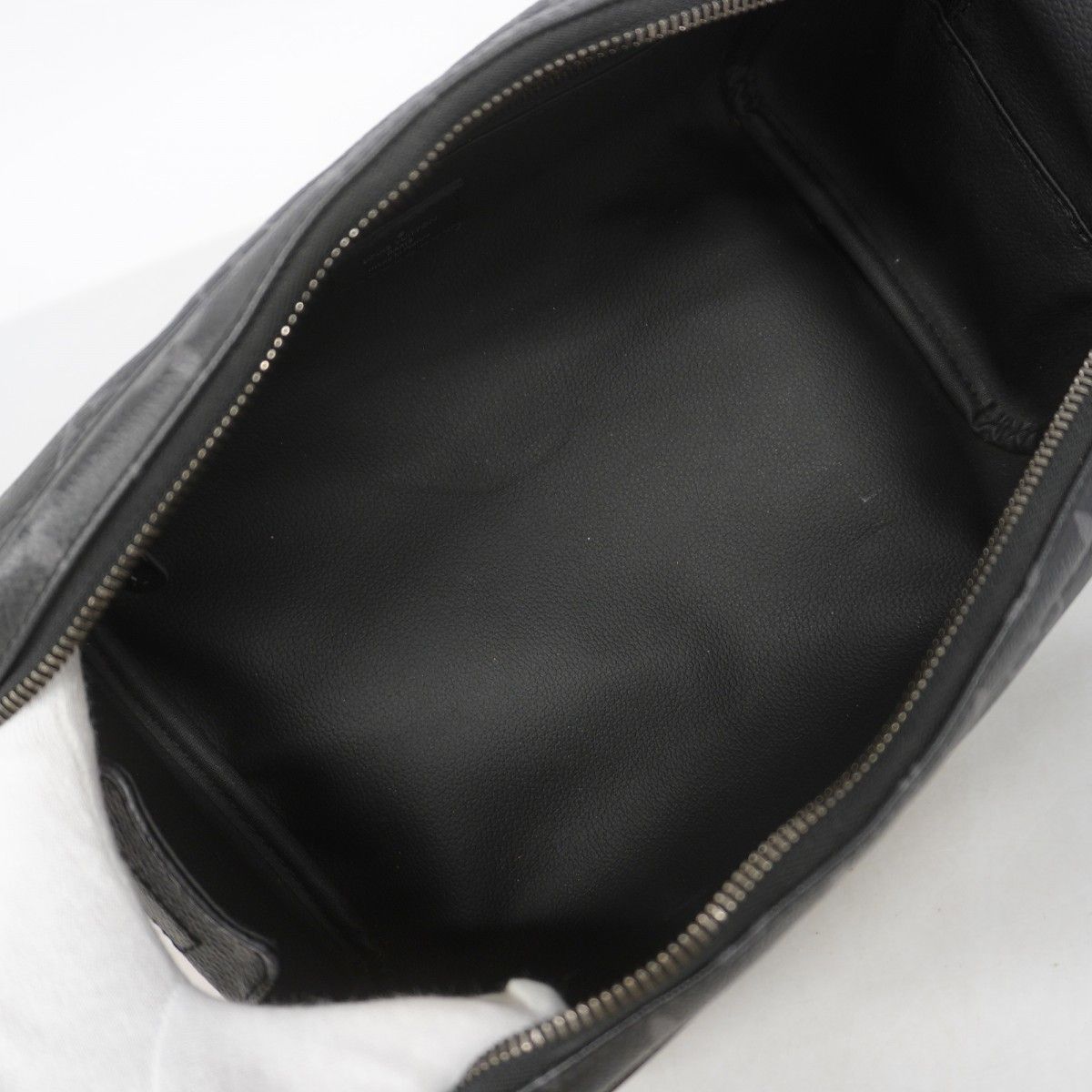 Louis Vuitton Handbag Monogram Eclipse Dopp Kit Black — view 4