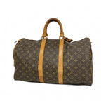 Louis Vuitton Boston Bag Monogram Keepall 45 Brown