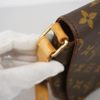 Louis Vuitton Shoulder Bag Monogram Musette Tango Short Strap Brown — view 7