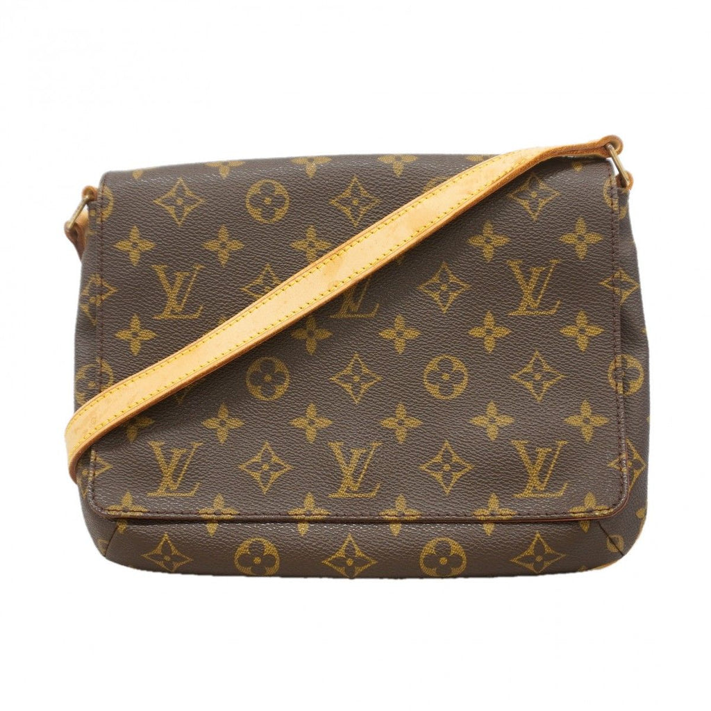 Louis Vuitton Shoulder Bag Monogram Musette Tango Short Strap Brown