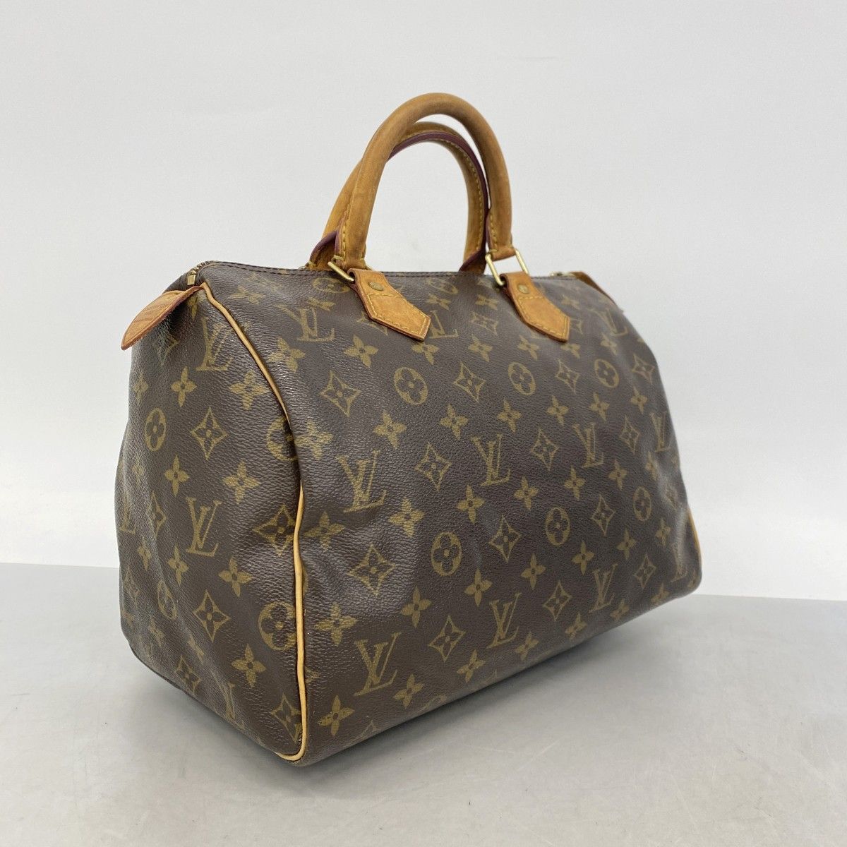 Louis Vuitton Handbag Monogram Speedy 30 Brown — view 2