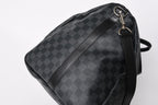 Louis Vuitton Keepall Bandouliere 55 Boston Bag Damier Graphite Black — view 7