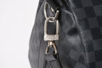 Louis Vuitton Keepall Bandouliere 55 Boston Bag Damier Graphite Black — view 4